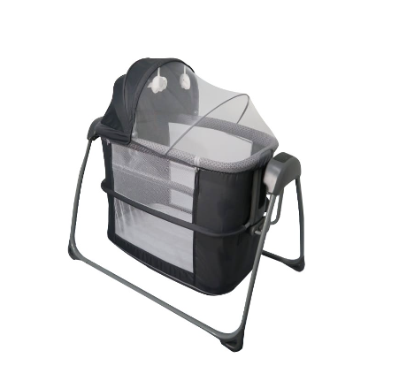 Sewa Baby Box & Matresses - Cocolatte Auto Sway Swing Sidebed with Bluetooth - Dark Grey