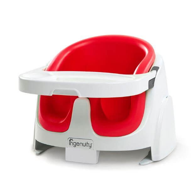 FEEDING EQUIPMENT - Ingenuity Baby Base 2in1 Booster Seat Red