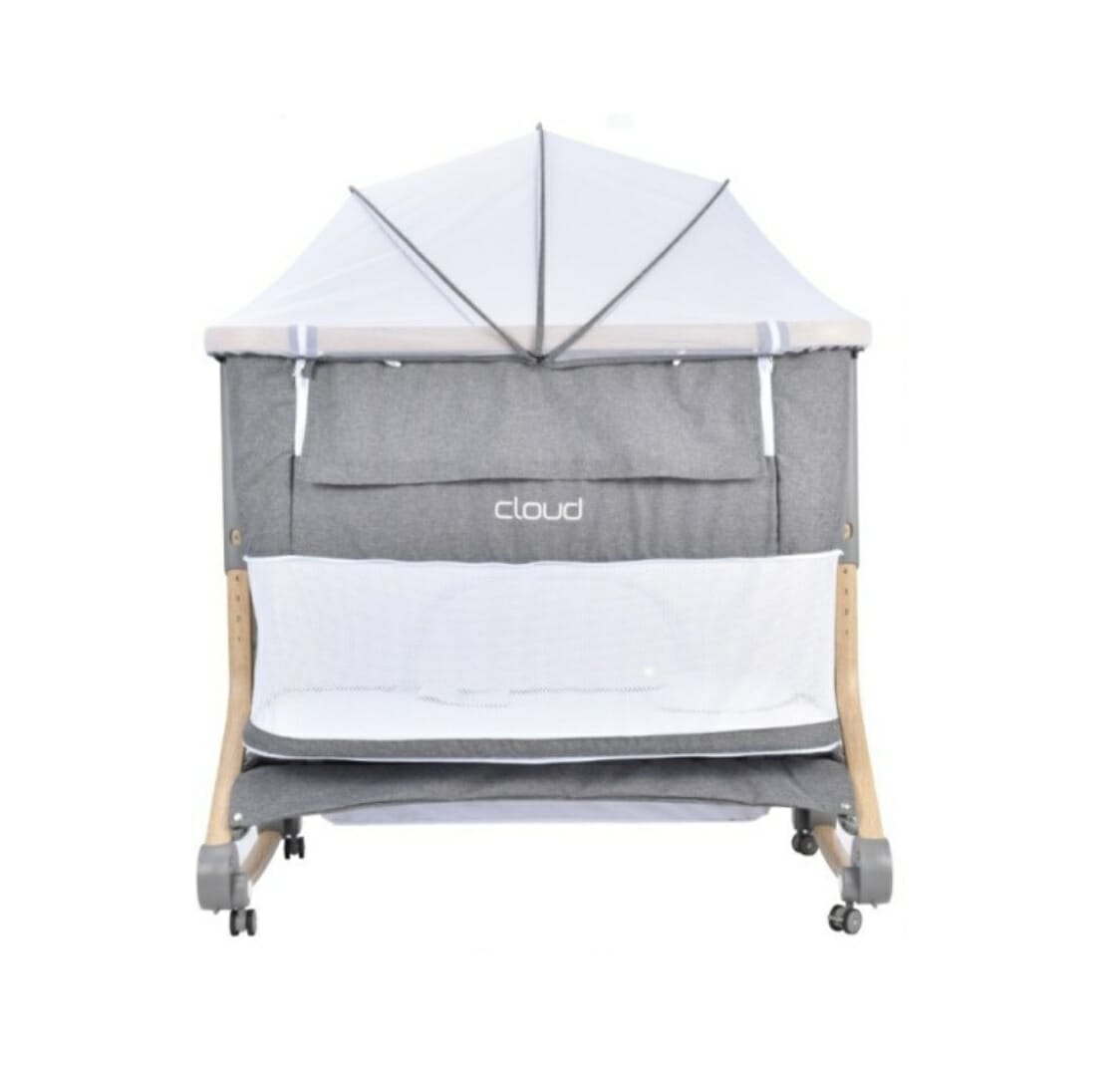 Sewa Baby Box & Matresses - BabyElle Cloud Baby box Bedside BE 909 - Grey
