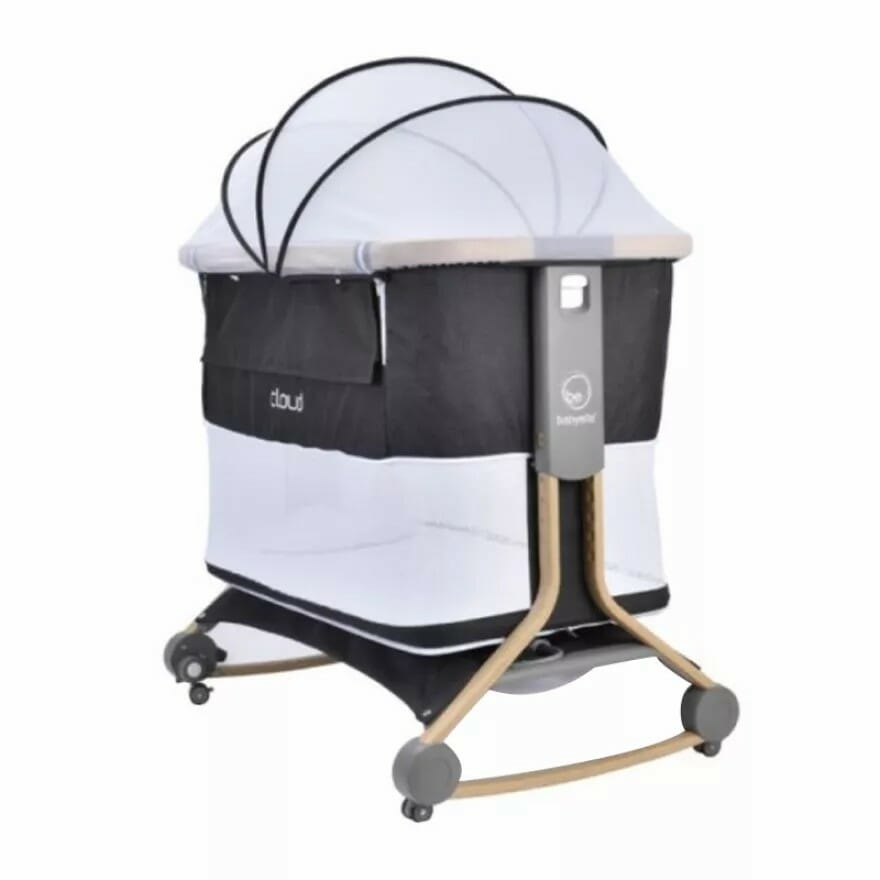 Sewa Baby Box & Matresses - BabyElle Cloud Baby box Bedside BE 909 - Dark grey